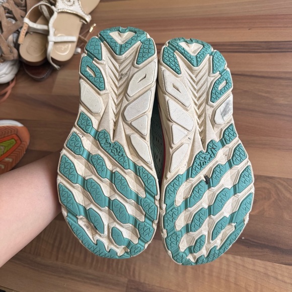 Hoka One Clifton 8 Women’s Running Athletic Shoes Aqua Blue 7.5 - Picture 8 of 11
